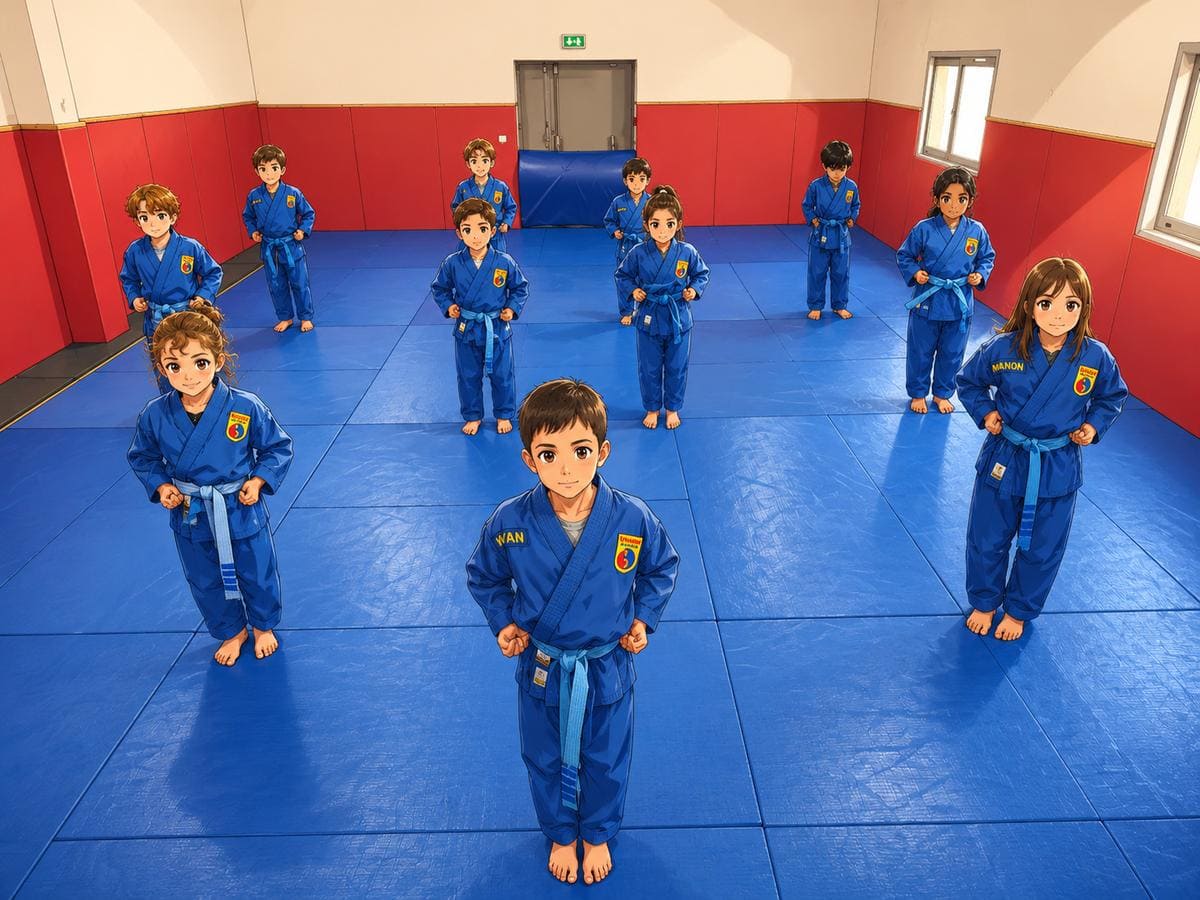 Dojo de Grabels dans la salle d'arts martiaux du village de Grabels