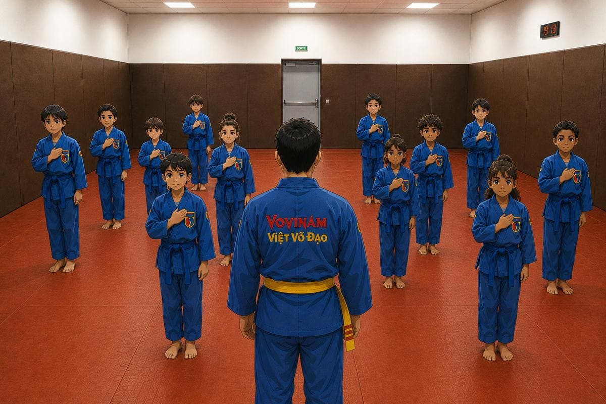 Dojo Mireille Bessière dans le quartier Millénaire de Montpellier au sein du gymnase Bessière, proche Odysseum